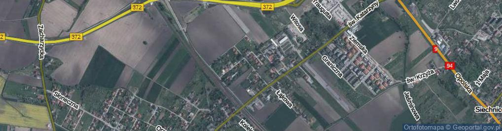 Zdjęcie satelitarne Storczykowa ul.